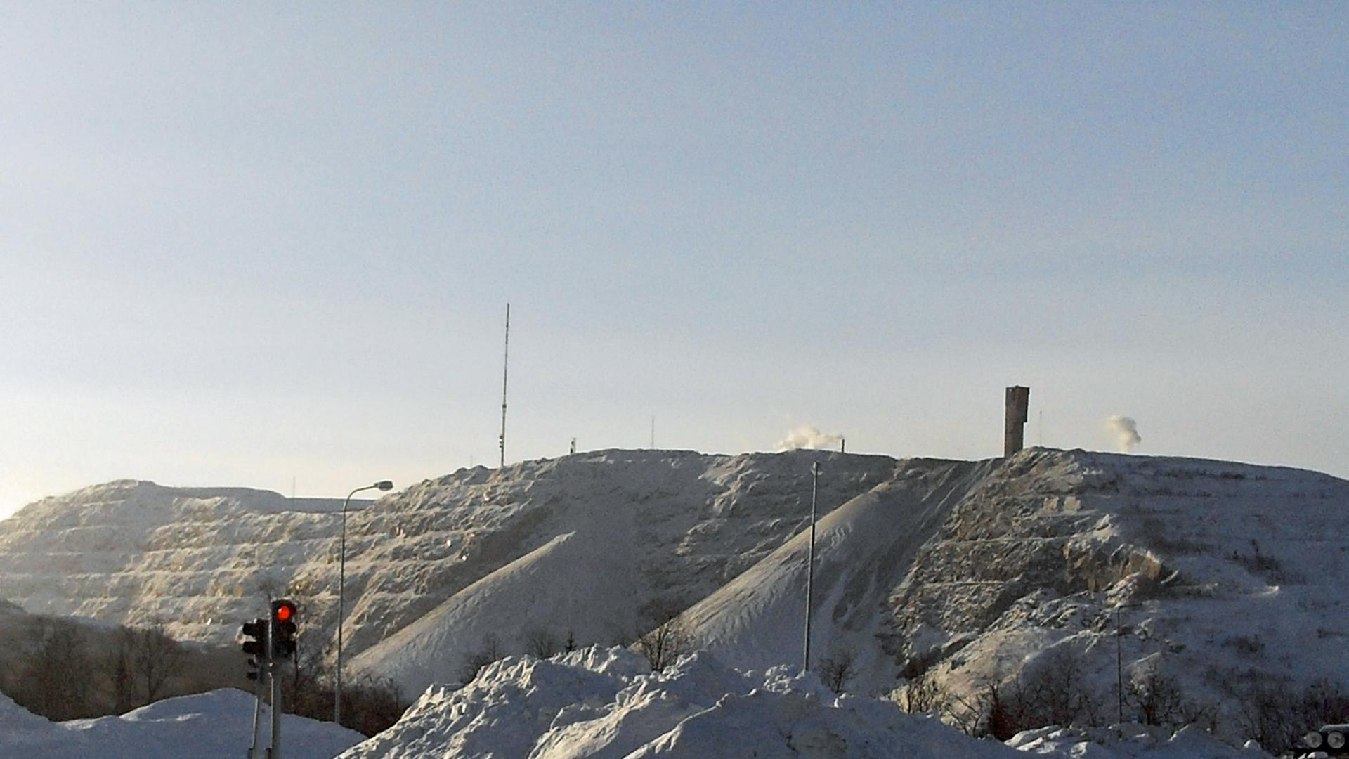 Kiruna - Die Eisenerzmine Kirunavaara prägt das Leben in der Stadt