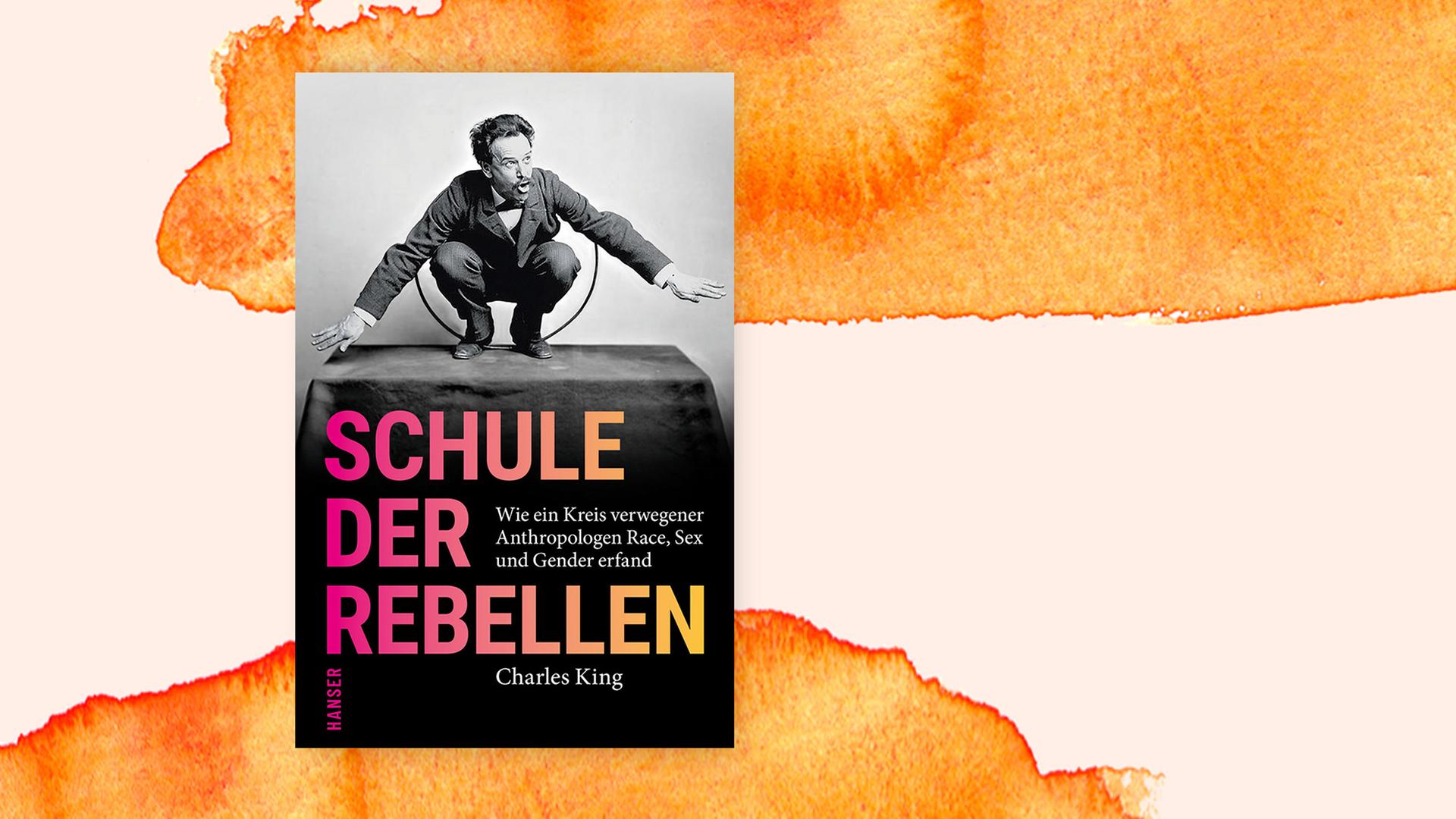 Buchcover auf orangefarbenem Hintergrund. Buchcover auf orangefarbenem Hintergrund.