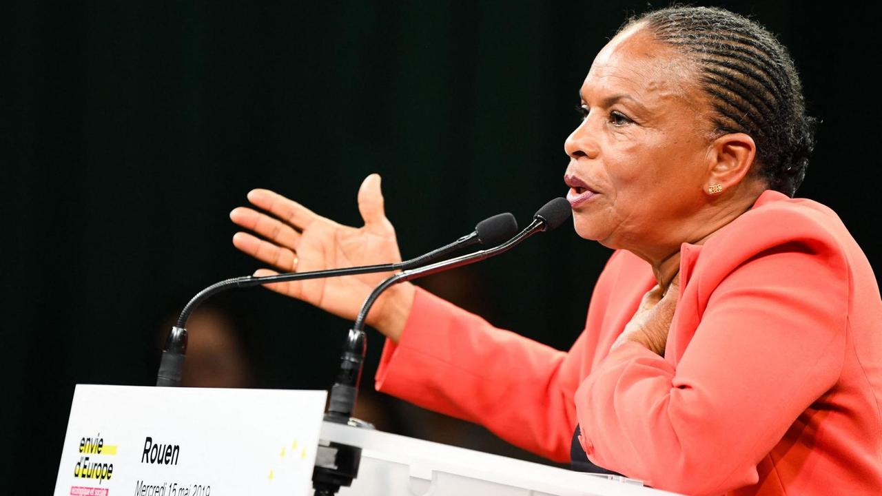 Die ehemalige Justizministerin Frankreichs Christiane Taubira Die ehemalige Justizministerin Frankreichs Christiane Taubira
