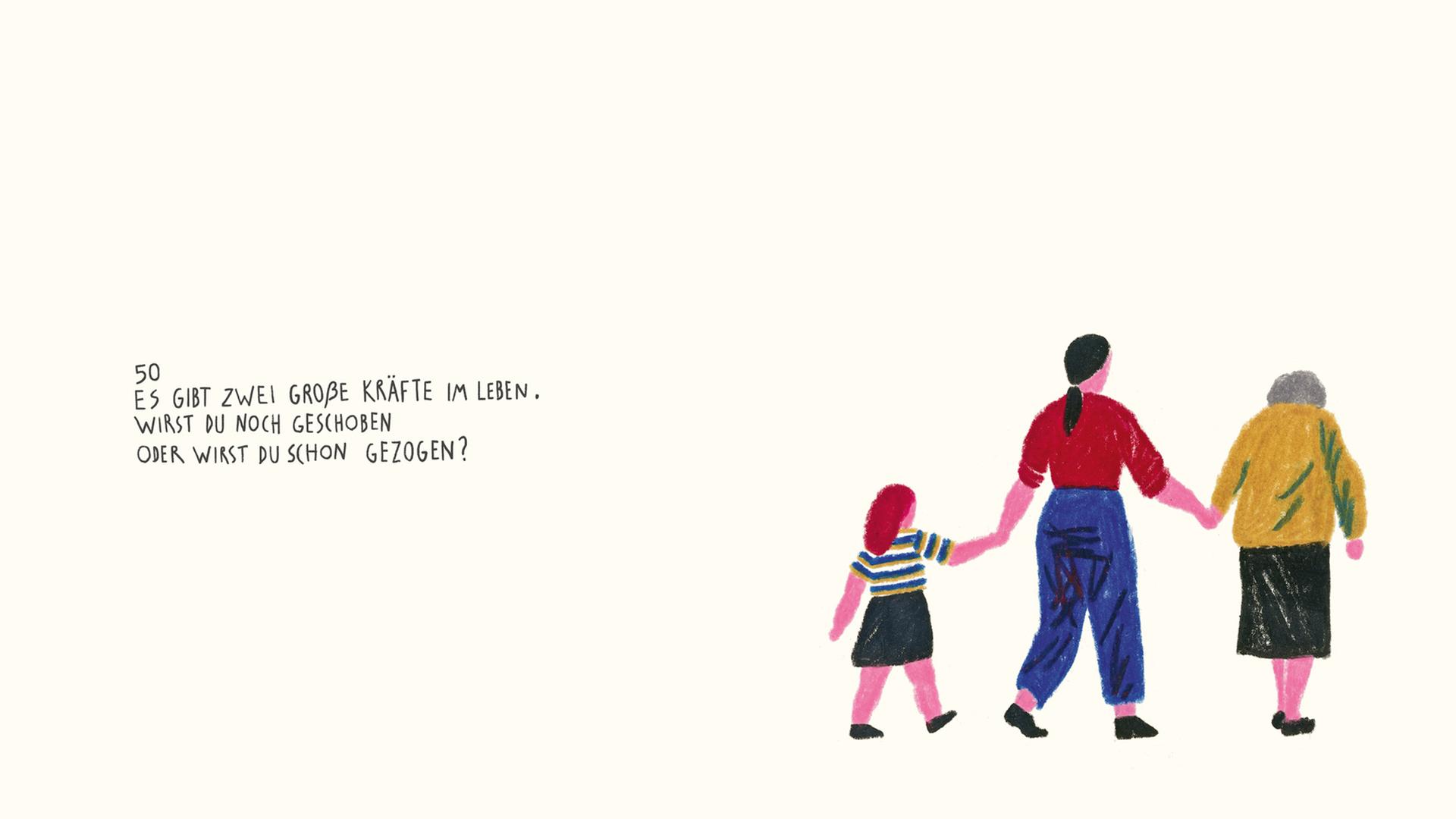 Illustration aus dem Buch "Hundert - Was du im Leben lernen wirst" Illustration aus dem Buch "Hundert - Was du im Leben lernen wirst"