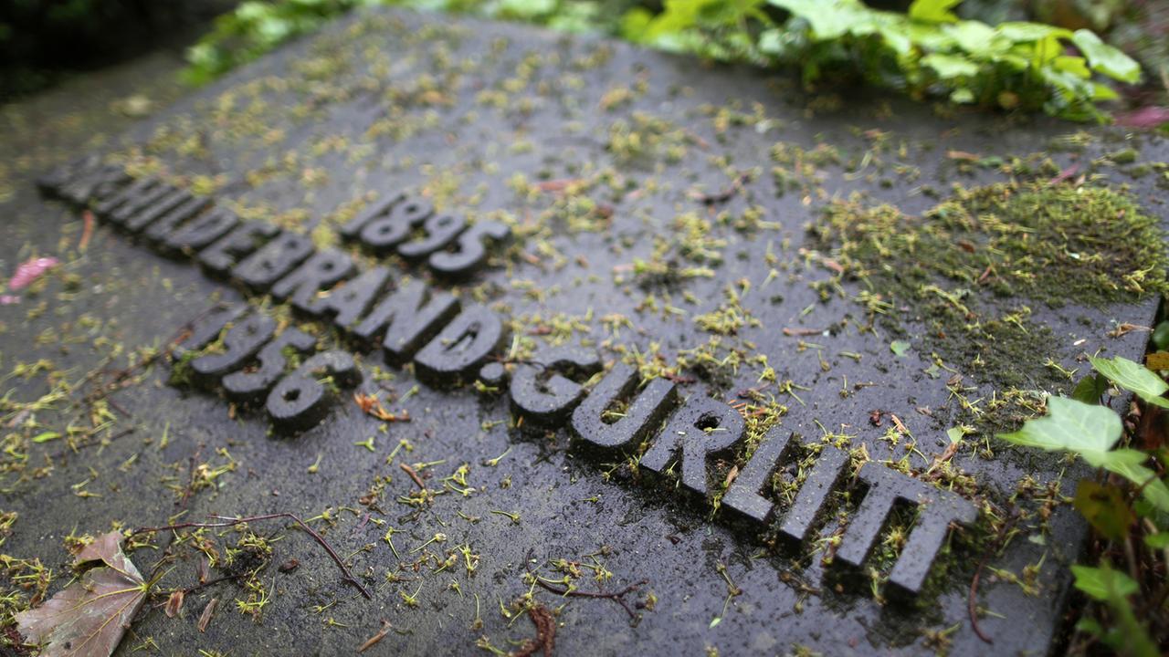 Das Grab von Hildebrand Gurlitt auf dem Nordfriedhof in Düsseldorf Das Grab von Hildebrand Gurlitt auf dem Nordfriedhof in Düsseldorf