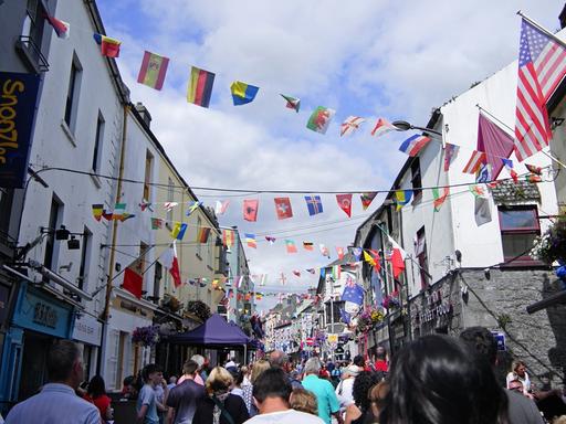 Blick in die Shop Street von Galway