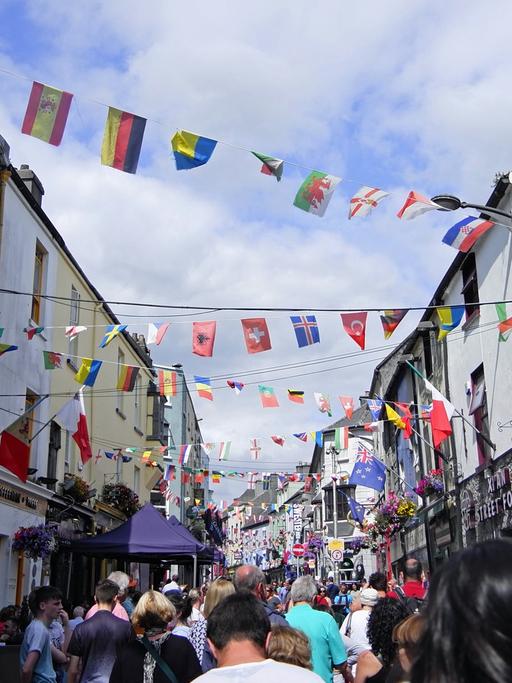 Blick in die Shop Street von Galway