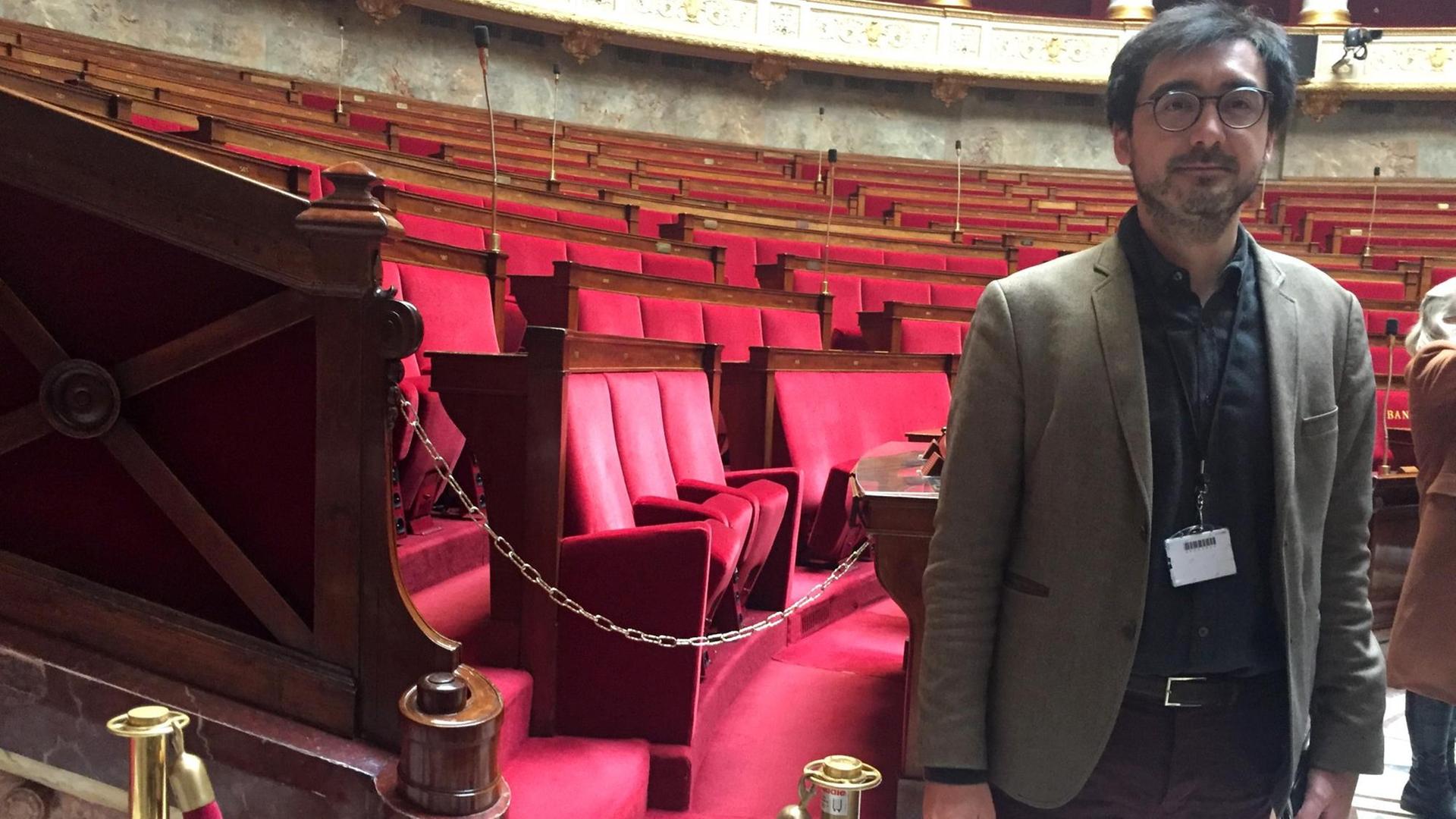 Nicolas Leron, Parlamentsassistent für einen En Marche-Abgeordneten und Gründer des Thinktanks Eurocité Nicolas Leron, Parlamentsassistent für einen En Marche-Abgeordneten und Gründer des Thinktanks Eurocité