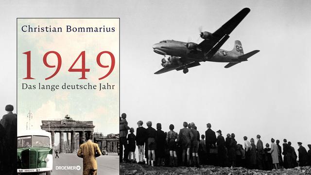 Ein Flieger der Allierten im Landeanflug auf Berlin