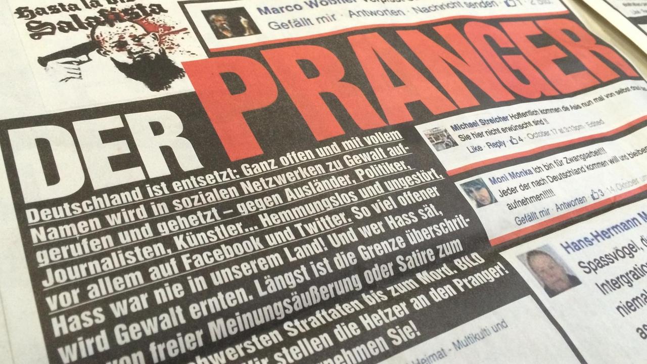 Der "Pranger der Schande" in Bild Der "Pranger der Schande" in Bild