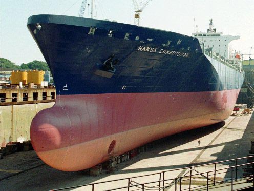 Die "Hansa Constitution" ist das letzte in der Vulkan-Werft gebaute Schiff.