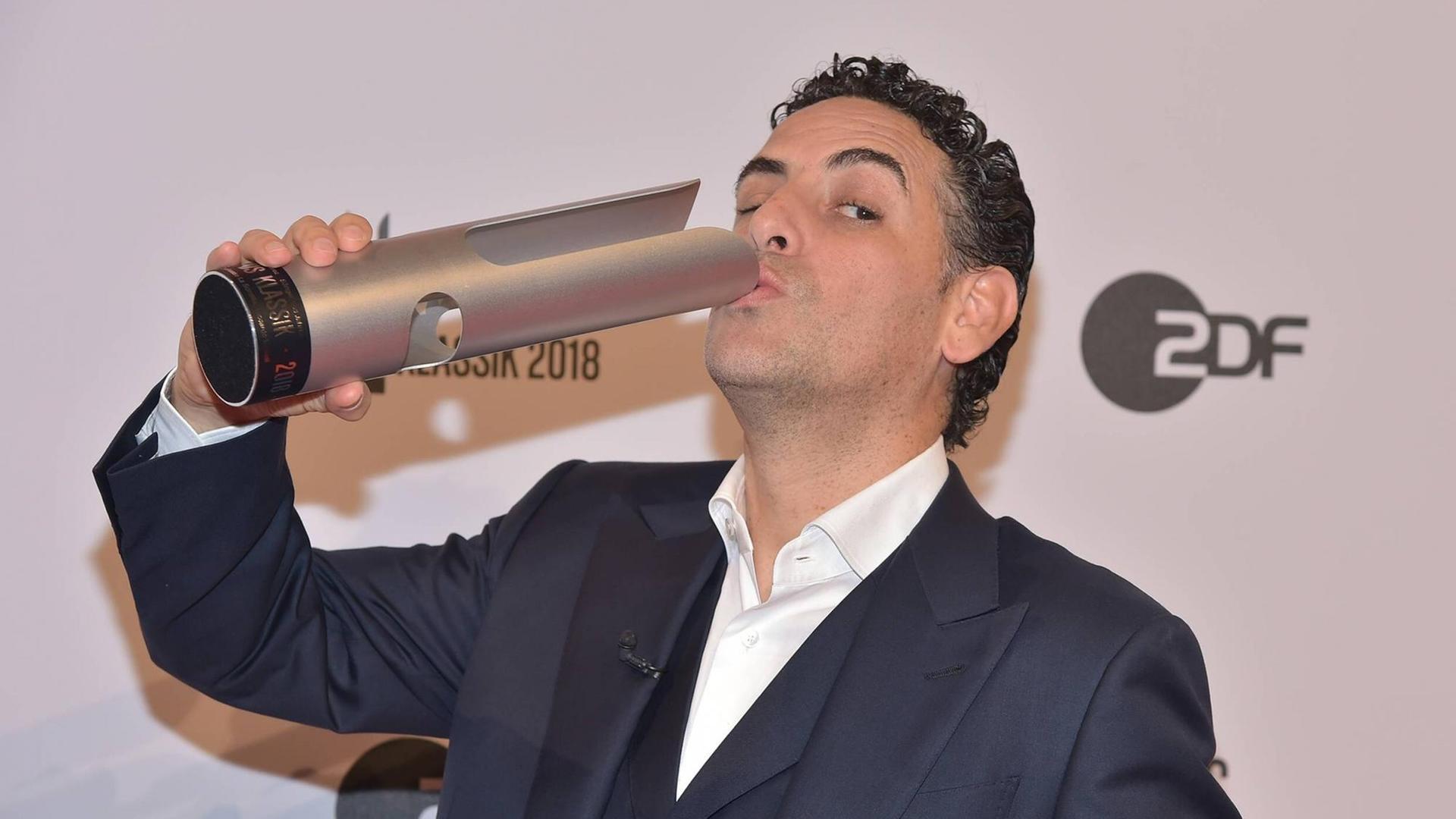 Juan Diego Florez, Opernsaenger, Saenger des Jahres Preistraeger zum 1. OPUS KLASSIK AWARD im Konzerthaus am GendarmenMarkt in Berlin am 14.10.2018 Juan Diego Florez, Opernsaenger, Saenger des Jahres Preistraeger zum 1. OPUS KLASSIK AWARD im Konzerthaus am GendarmenMarkt in Berlin am 14.10.2018