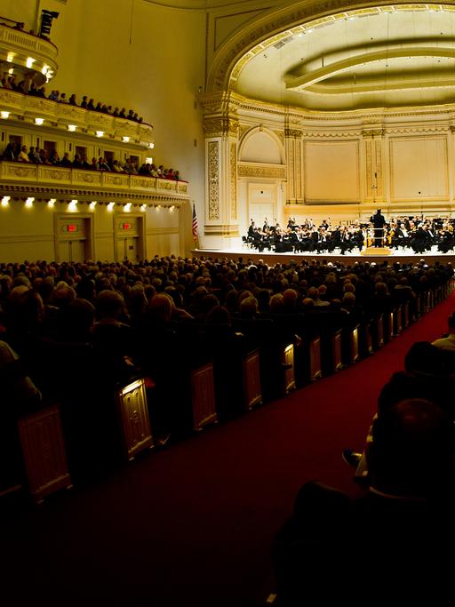 Hier wird der große Auftritt stattfinden: in der berühmten Carnegie Hall in New York.