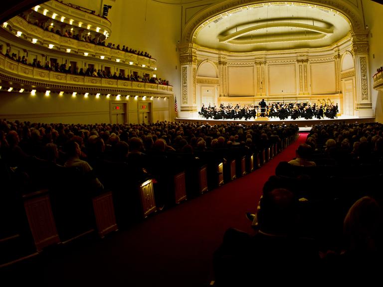 Hier wird der große Auftritt stattfinden: in der berühmten Carnegie Hall in New York.