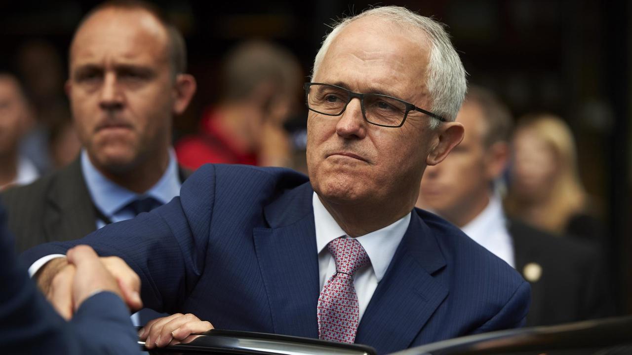 Der australische Premierminister Malcolm Turnbull bei einem Besuch in Großbritannien. Der australische Premierminister Malcolm Turnbull bei einem Besuch in Großbritannien.