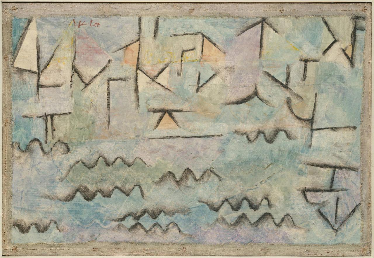 Rhein bei Duisburg, Paul Klee, 1937