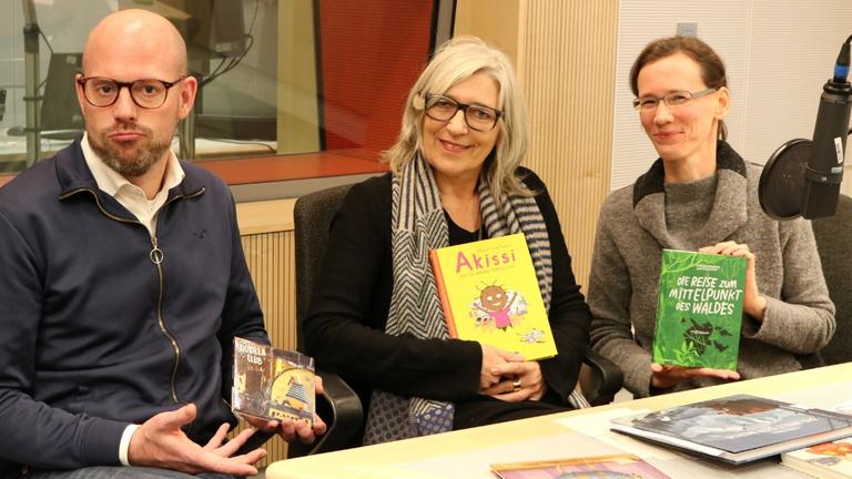 Jan Drees, Ute Wegmann und Dina Netz mit ihren Favoriten Jan Drees, Ute Wegmann und Dina Netz mit ihren Favoriten