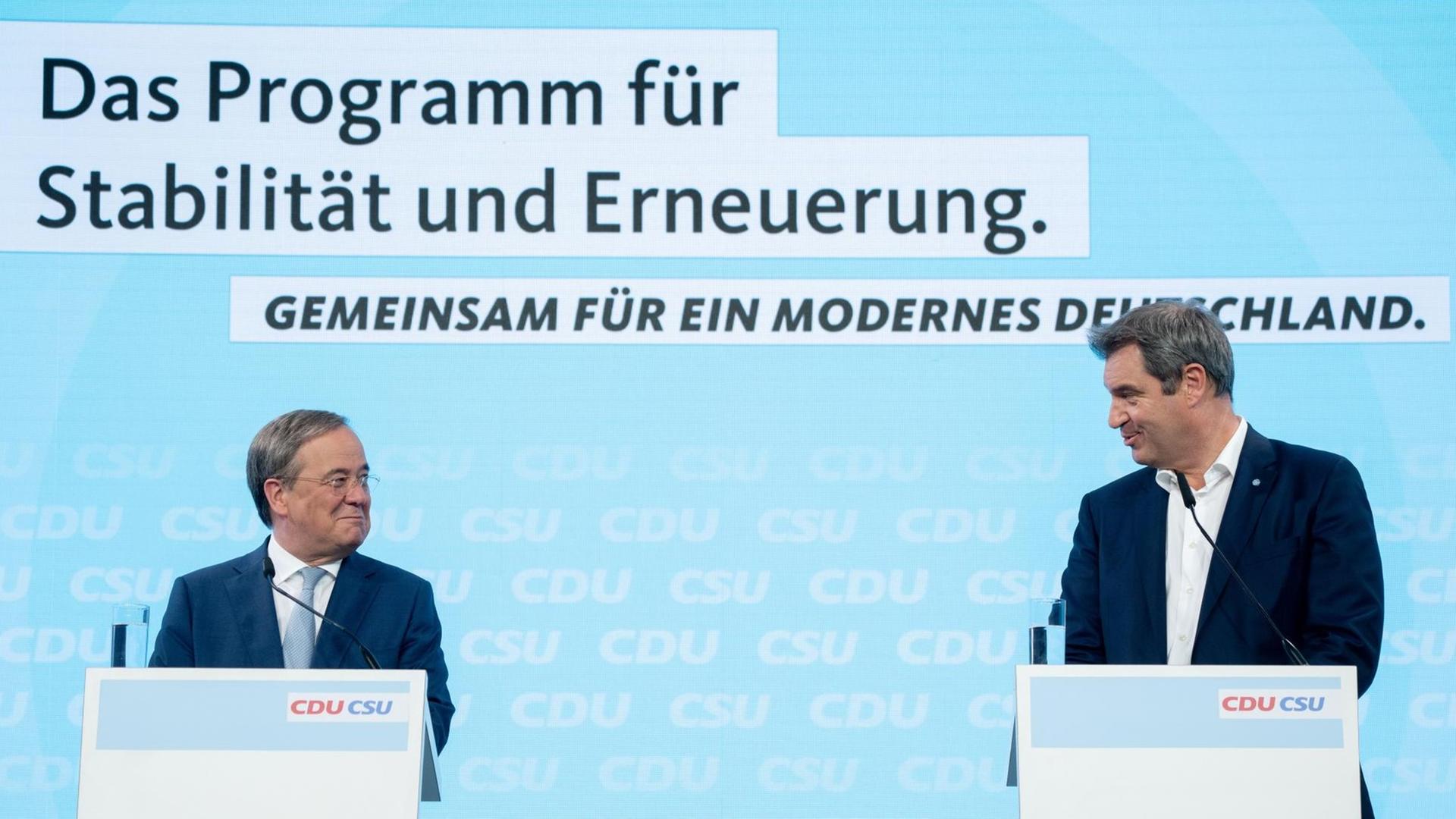 Bundestagswahl 2021 - Union - Auf Dieses Wahlprogramm Haben Sich CDU ...