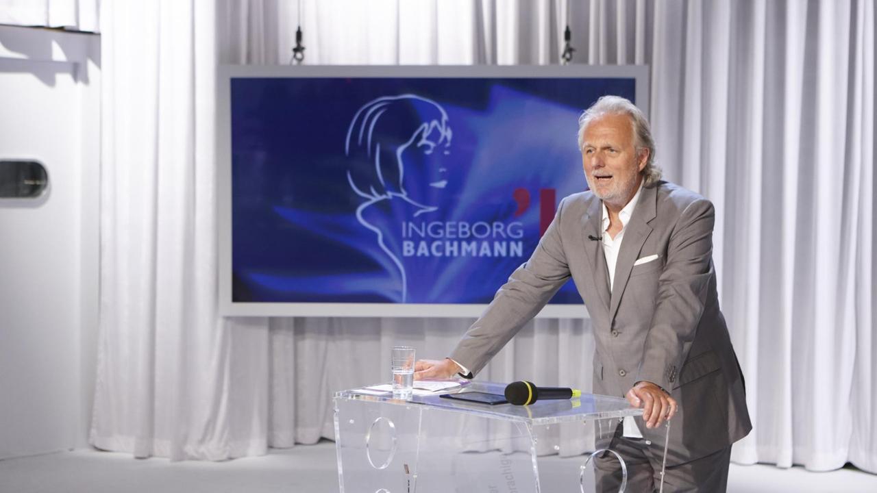 "40. Tage der deutschsprachigen Literatur", "Preisverleihung." 40. Tage der deutschsprachigen Literatur - Ingeborg Bachmannpreis 2016 Preisvergabe. Im Bild: Juryvorsitzender Hubert Winkels. "40. Tage der deutschsprachigen Literatur", "Preisverleihung." 40. Tage der deutschsprachigen Literatur - Ingeborg Bachmannpreis 2016 Preisvergabe. Im Bild: Juryvorsitzender Hubert Winkels.