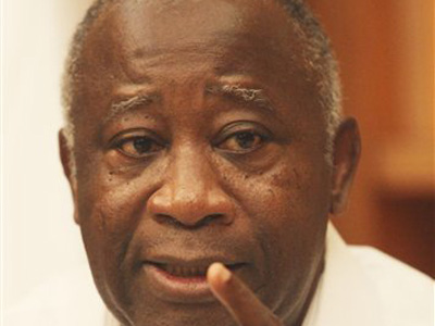 Der noch amtierende Präsident Laurent Gbagbo Der noch amtierende Präsident Laurent Gbagbo