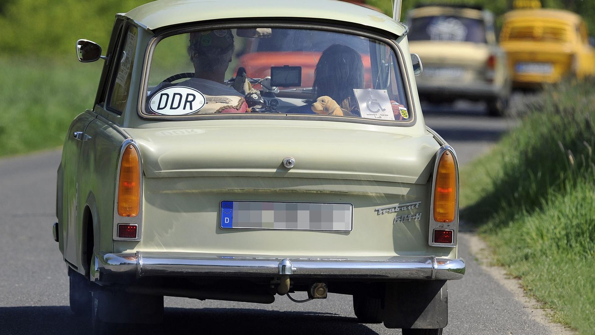Trabbi auf der Straße, Mai 2011 Trabbi auf der Straße, Mai 2011