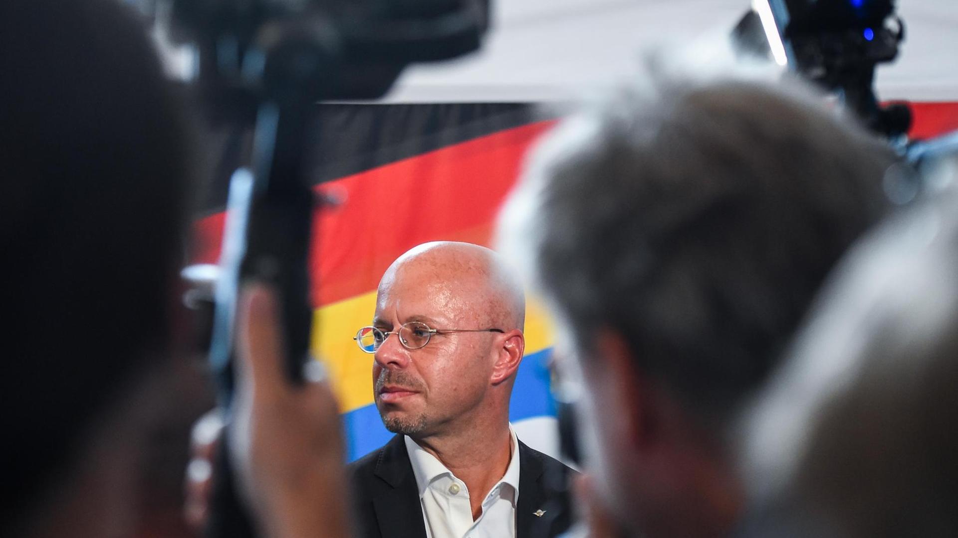 Spitzenkandidat der brandenburgischen AfD und einer der Wahlsieger: Andreas Kalbitz. Spitzenkandidat der brandenburgischen AfD und einer der Wahlsieger: Andreas Kalbitz.