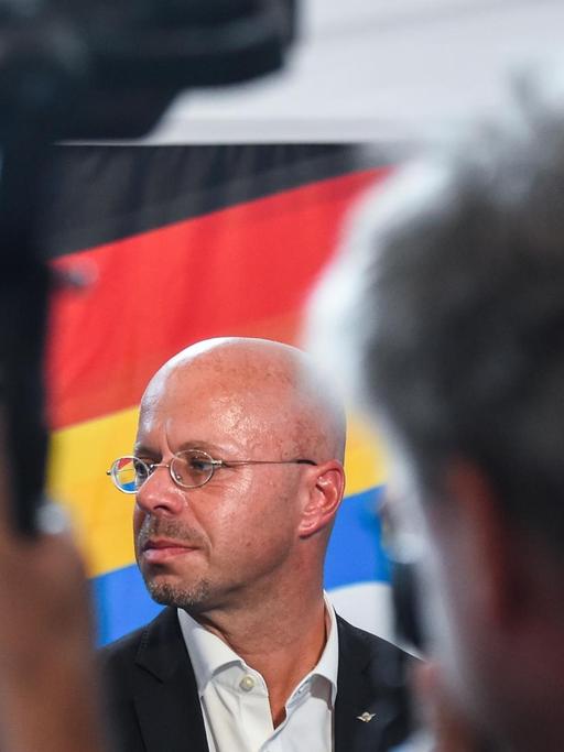 Spitzenkandidat der brandenburgischen AfD und einer der Wahlsieger: Andreas Kalbitz.