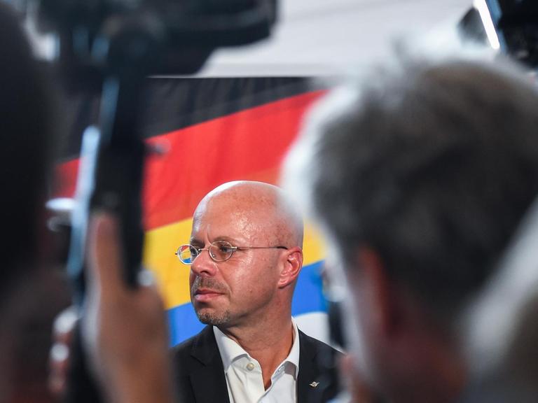 Spitzenkandidat der brandenburgischen AfD und einer der Wahlsieger: Andreas Kalbitz.