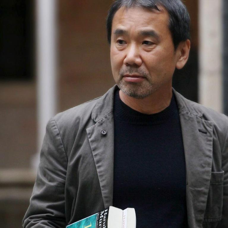 Der japanische Schriftsteller Haruki Murakami in Barcelona, anlässlich der Verleihung des 23. Catalunya International Awards, aufgenommen am 8.6.2011.