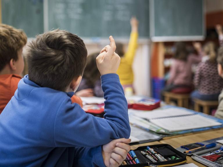 Schüler während einer Unterrichtsstunde.