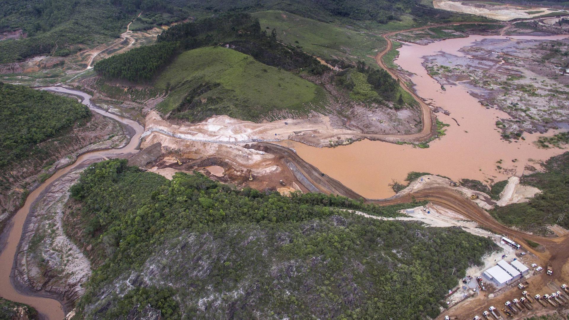 Mine in Mariana, Brasilien