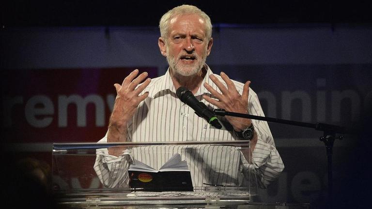 Der Vorsitzende der britischen Labour-Partei Jeremy Corbyn. Der Vorsitzende der britischen Labour-Partei Jeremy Corbyn.