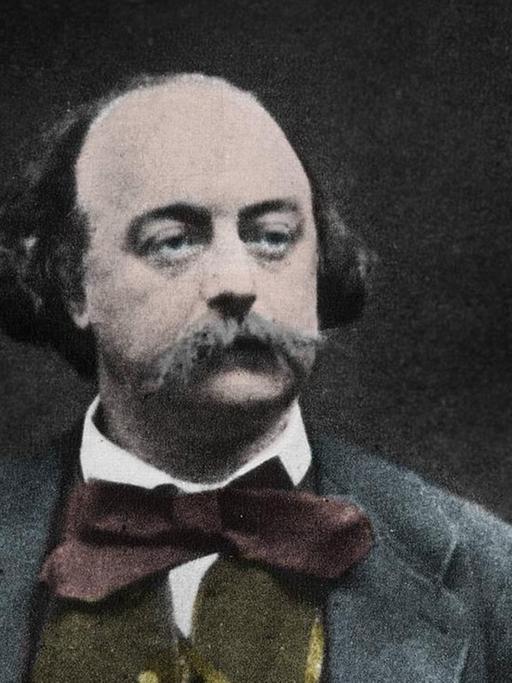 Portrait des französischen Schriftstellers Gustave Flaubert (1821-1880)