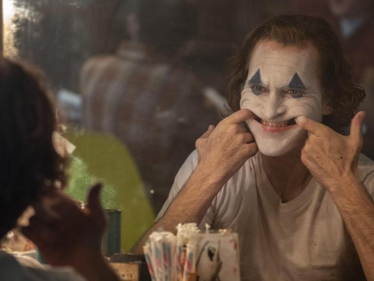 Der Schauspieler Joaquin Phoenix in der Hauptrolle des US-FIlms "Joker".