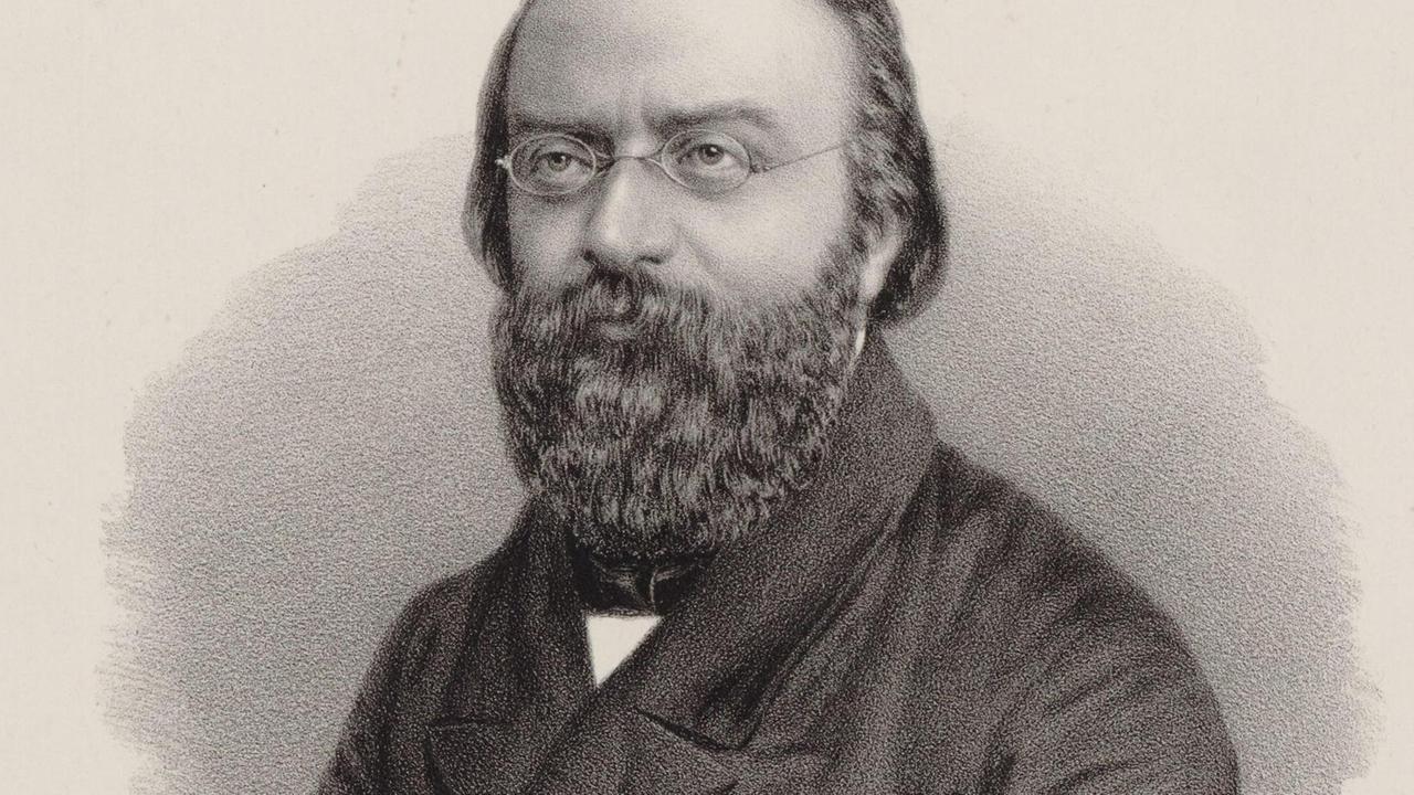 Der Komponist Julius Stern, Lithografie nach einer Fotografie, vor 1860 Der Komponist Julius Stern, Lithografie nach einer Fotografie, vor 1860