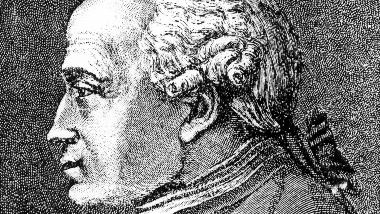 Der Philosoph Immanuel Kant ("Kritik der reinen Vernunft") in einer zeitgenössischen Darstellung. Er wurde am 22. April 1724 in Königsberg geboren und starb ebenda am 12. Februar 1804. Der Philosoph Immanuel Kant ("Kritik der reinen Vernunft") in einer zeitgenössischen Darstellung. Er wurde am 22. April 1724 in Königsberg geboren und starb ebenda am 12. Februar 1804.