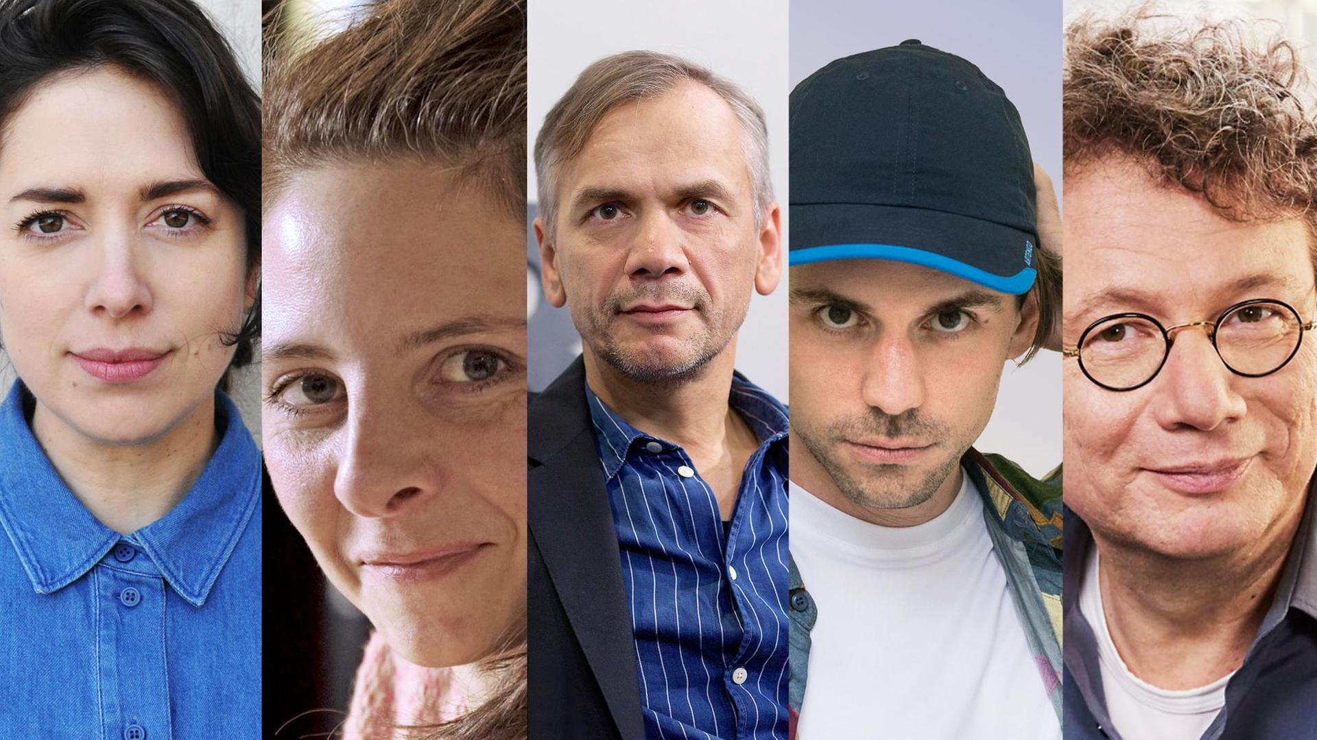 Verena Güntner, Maren Kames, Lutz Seiler, Leif Randt und Ingo Schulze sind für den Preis der Leipziger Buchmesse nominiert. Verena Güntner, Maren Kames, Lutz Seiler, Leif Randt und Ingo Schulze sind für den Preis der Leipziger Buchmesse nominiert.