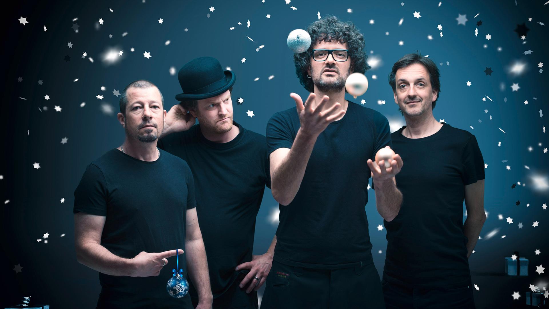 Die Musiker Philipp Greter, Markus Meier, Marcel Stalder und Julian Dillier Die Musiker Philipp Greter, Markus Meier, Marcel Stalder und Julian Dillier