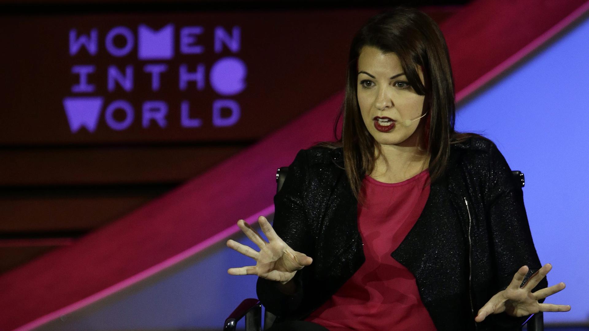Medienkritikerin und Gamerin Anita Sarkeesian Medienkritikerin und Gamerin Anita Sarkeesian
