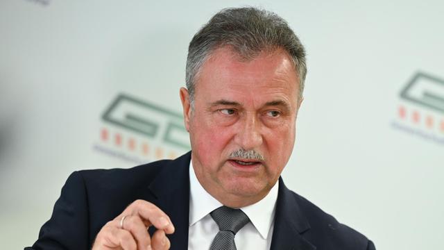 Claus Weselsky, Vorsitzender der Gewerkschaft Deutscher Lokomotivführer (GDL).