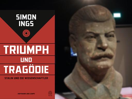 Collage mit Cover zu Simon Ings' "Triumph und Tragödie"