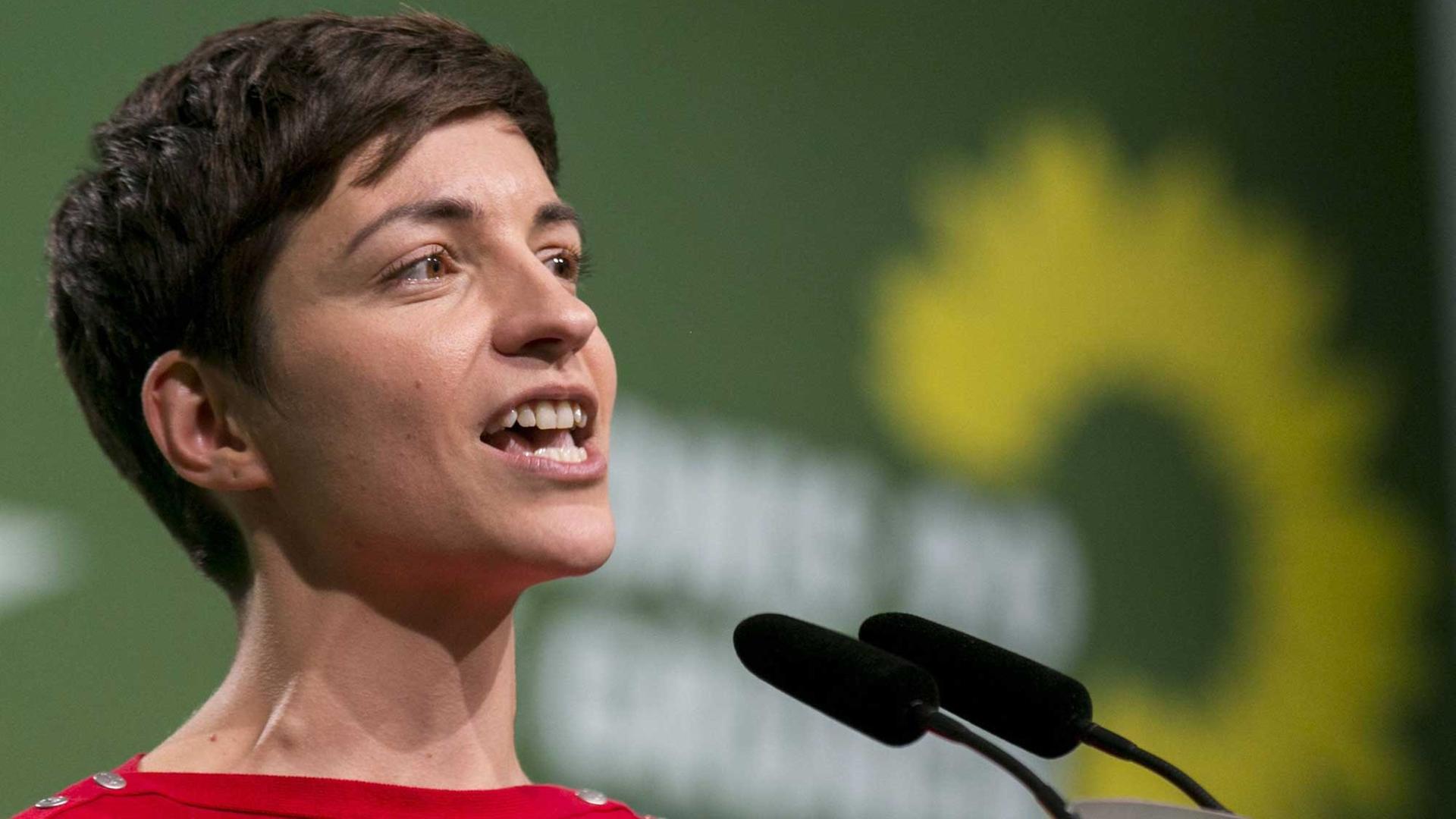 Ska Keller am 09.02.2014 auf einem Parteitag der Grünen.