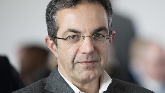 Der Schriftsteller Navid Kermani bei der Verleihung des Bürgerpreises der deutschen Zeitungen am 08.03.2017 in Berlin.