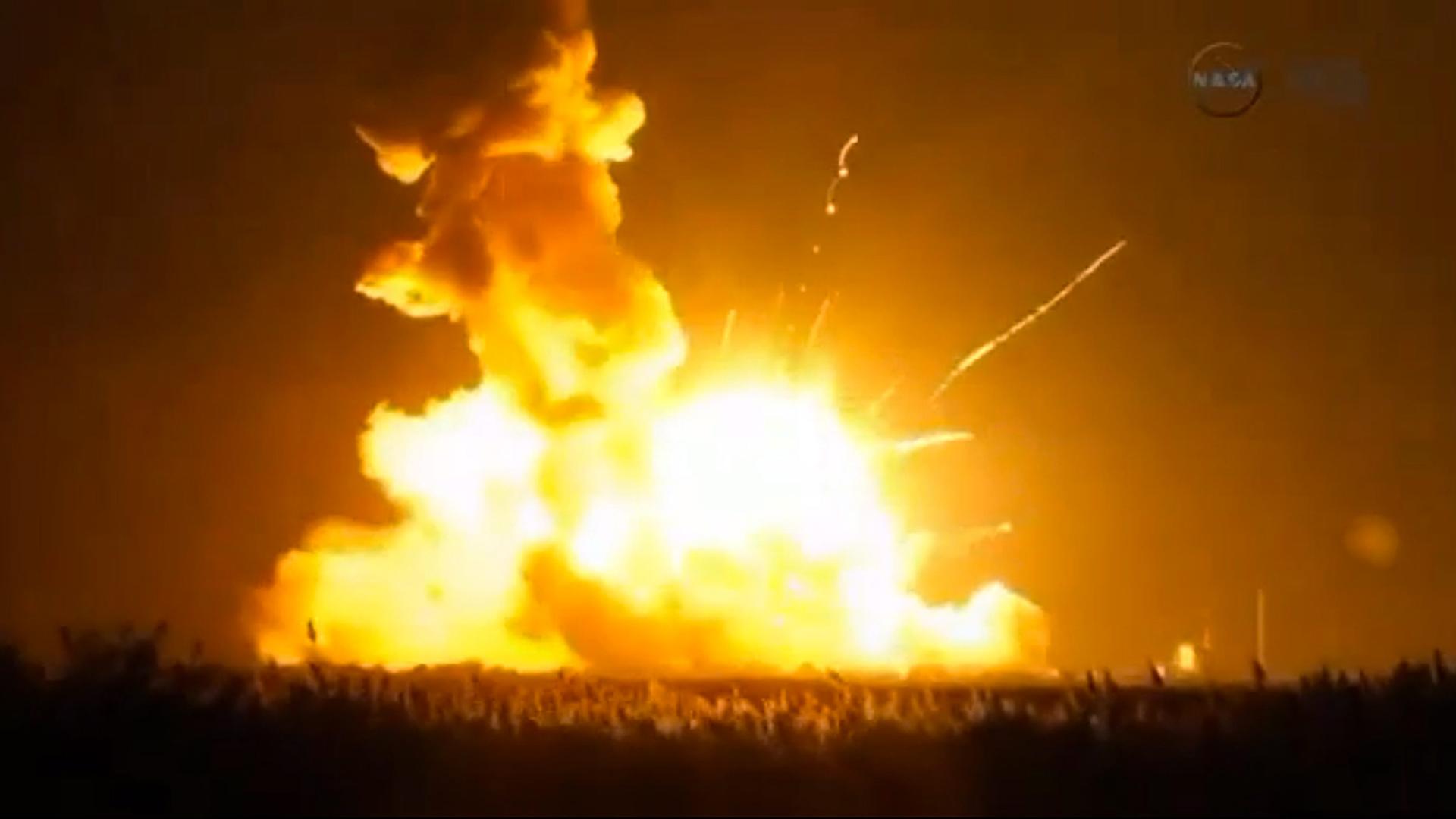 Raumfrachter "Cygnus" explodiert beim Start Raumfrachter "Cygnus" explodiert beim Start