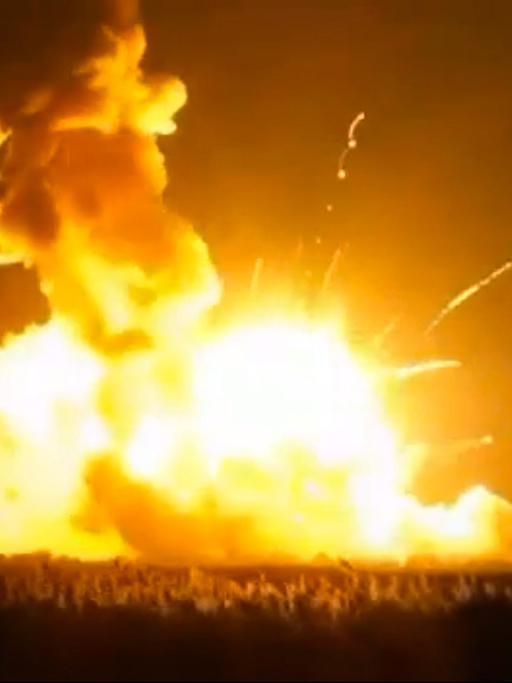 Raumfrachter "Cygnus" explodiert beim Start
