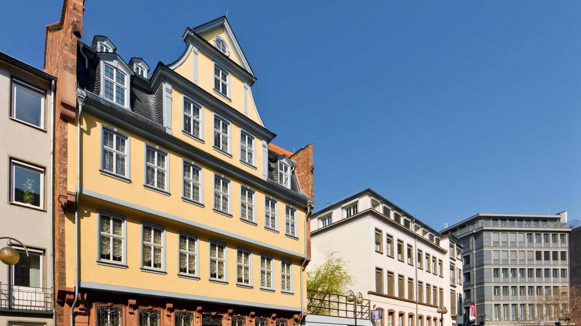Johann Wolfgang Goethes Geburtshaus in Frankfurt am Main. Johann Wolfgang Goethes Geburtshaus in Frankfurt am Main.