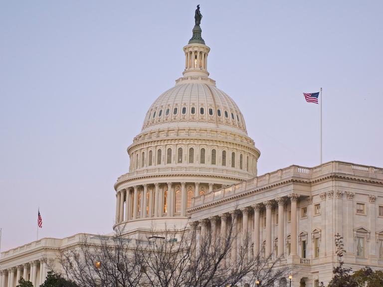 Das Kapitol in Washington D.C., in dem Repräsentantenhaus und Senat tagen.