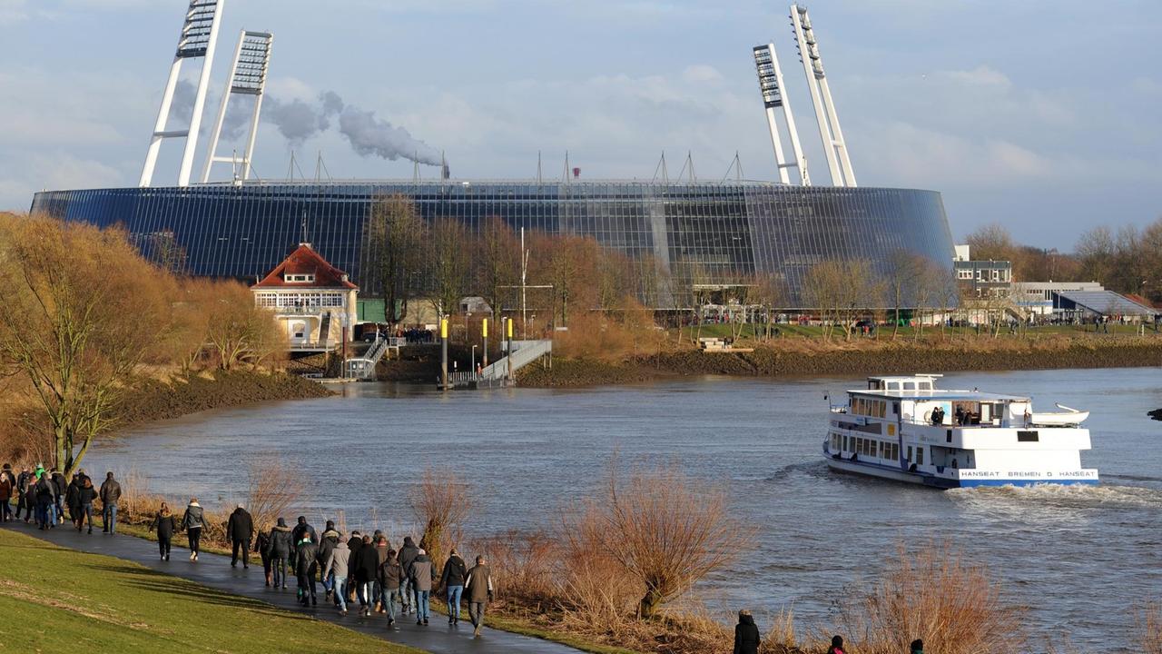 Das Weser-Stadion in Bremen Das Weser-Stadion in Bremen