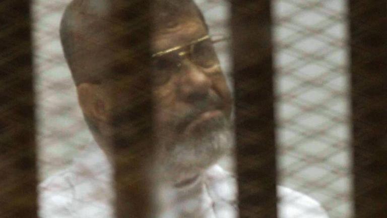 Mohammed Mursi am 26. März 2015 vor Gericht in Kairo Mohammed Mursi am 26. März 2015 vor Gericht in Kairo