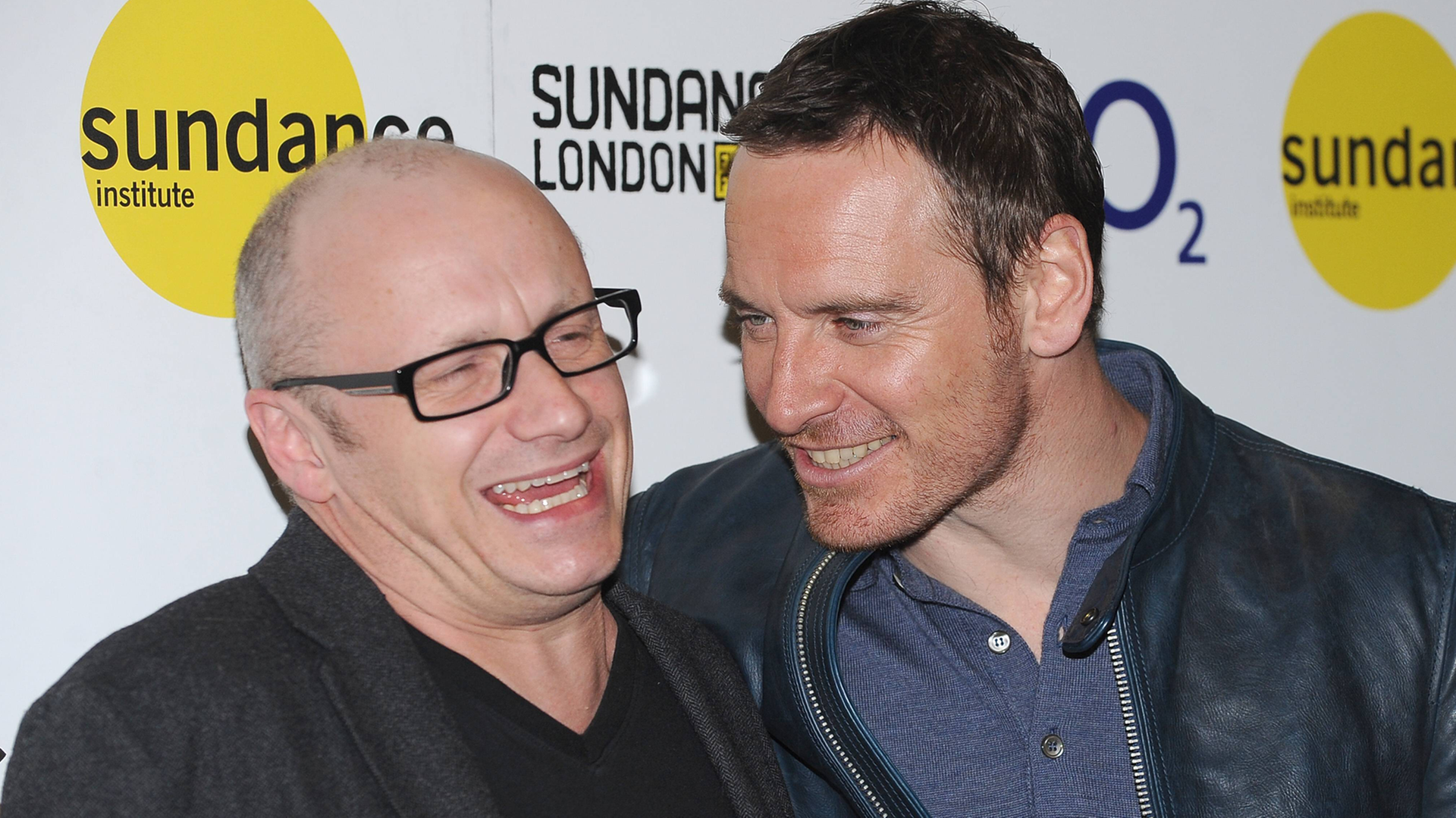 "Frank"-Regisseur Lenny Abrahamson und Schauspieler Michael Fassbender "Frank"-Regisseur Lenny Abrahamson und Schauspieler Michael Fassbender