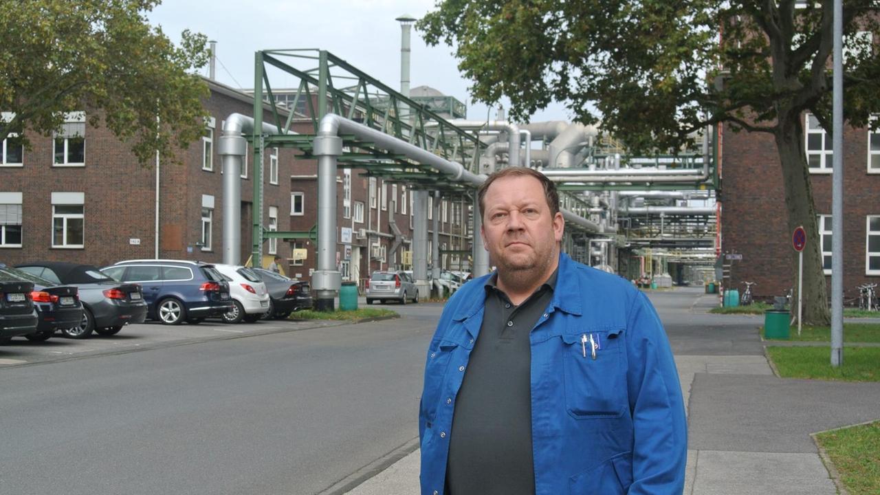 Porträt des ehemaligen Bergarbeiters Thomas Neumann. Porträt des ehemaligen Bergarbeiters Thomas Neumann.