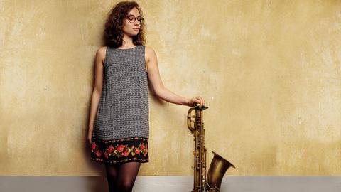 Die Saxofonistin Kira Linn