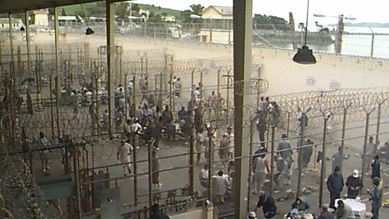 Blick auf das Gefängnis San Quentin in Kalifornien Blick auf das Gefängnis San Quentin in Kalifornien