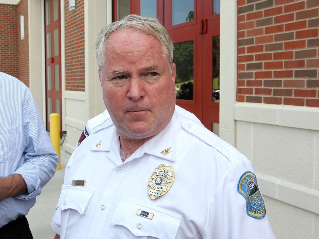 Der Polizeichef der US-Kleinstadt Ferguson, Thomas Jackson.